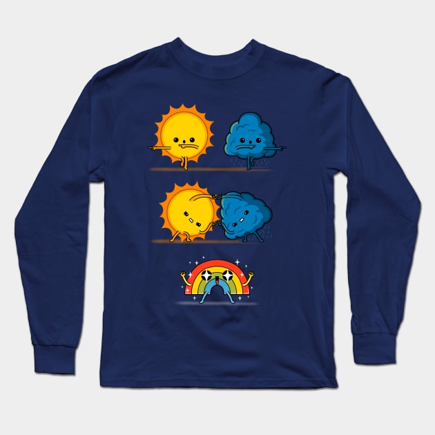 Meteorological Fusion! Long Sleeve T-Shirt by Raffiti